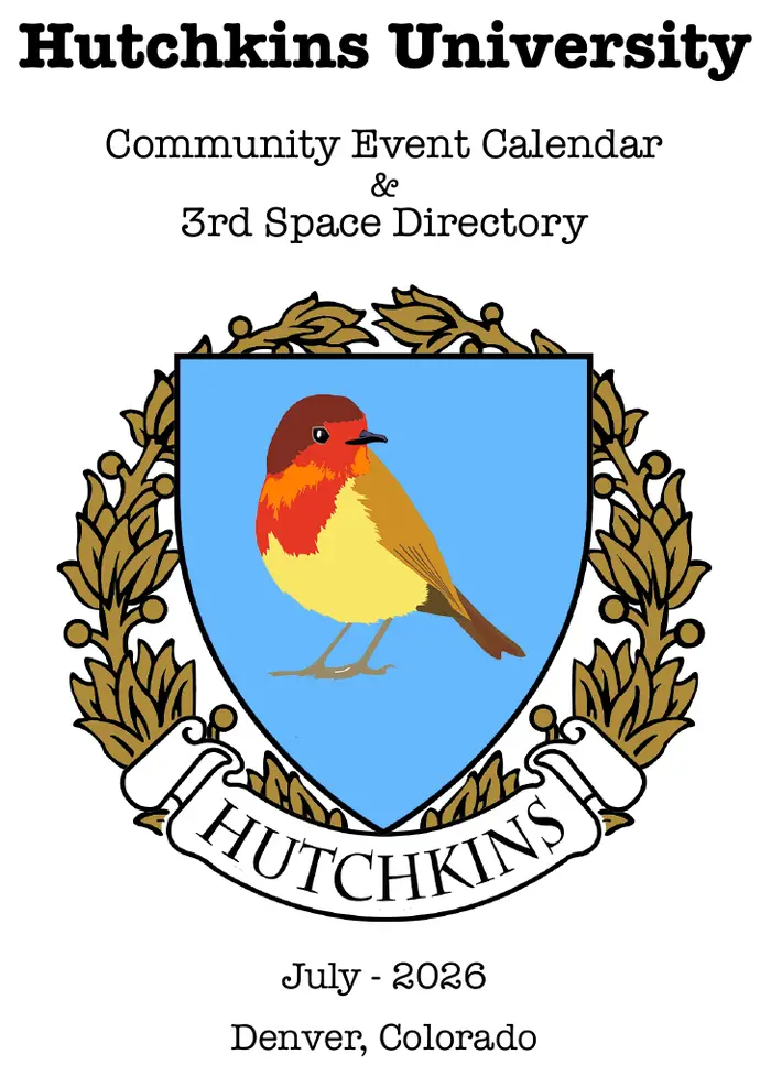 The cover of an issue, showing the Hutchkins crest.